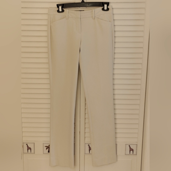Theory Pants - Theory Cream Straight Leg Pants